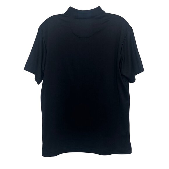 Ben Hogan Golf Polo Shirt Mens Small Black Blue New Moisture Wicking UPF15 - Picture 2 of 9